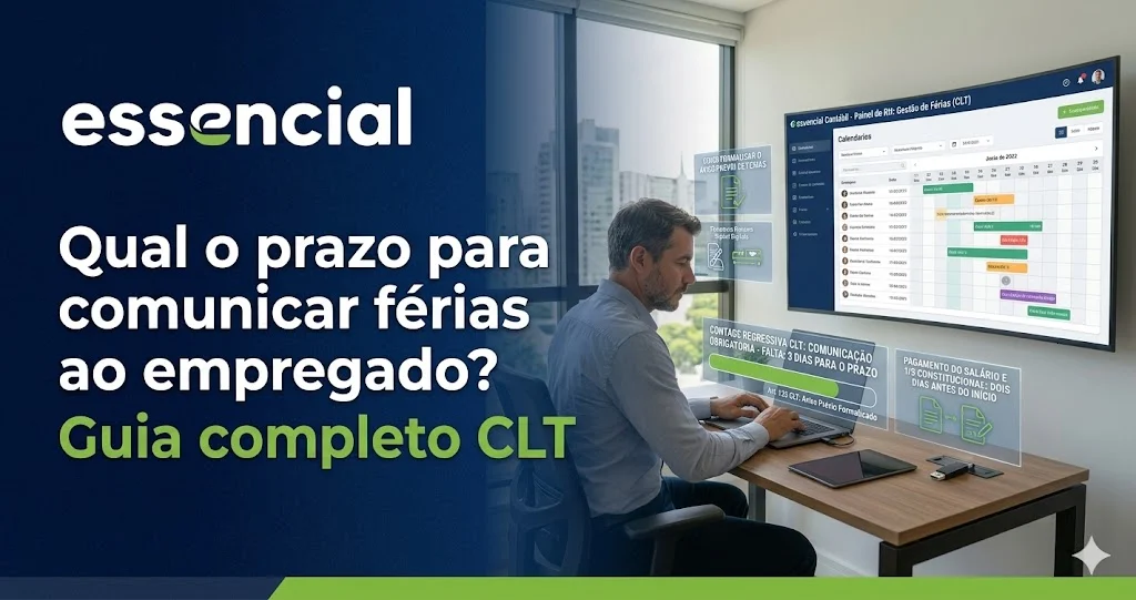 comunicar férias ao empregado